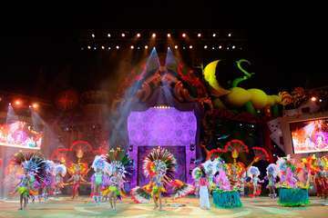 Concurso de comparsas infantiles del Carnaval de Las Palmas de Gran Canaria (Foto TA)